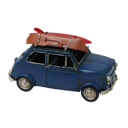 R&D Ретро-автомобиль 60-е гг. XX в. с лодкой на багажнике