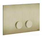 Панель смыва Gessi Anello, для встраиваемого смывного бачка Geberit, цвет Brass Brushed PVD