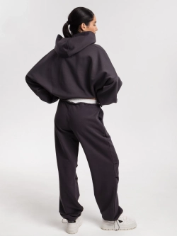 Брюки трикотажные, графит