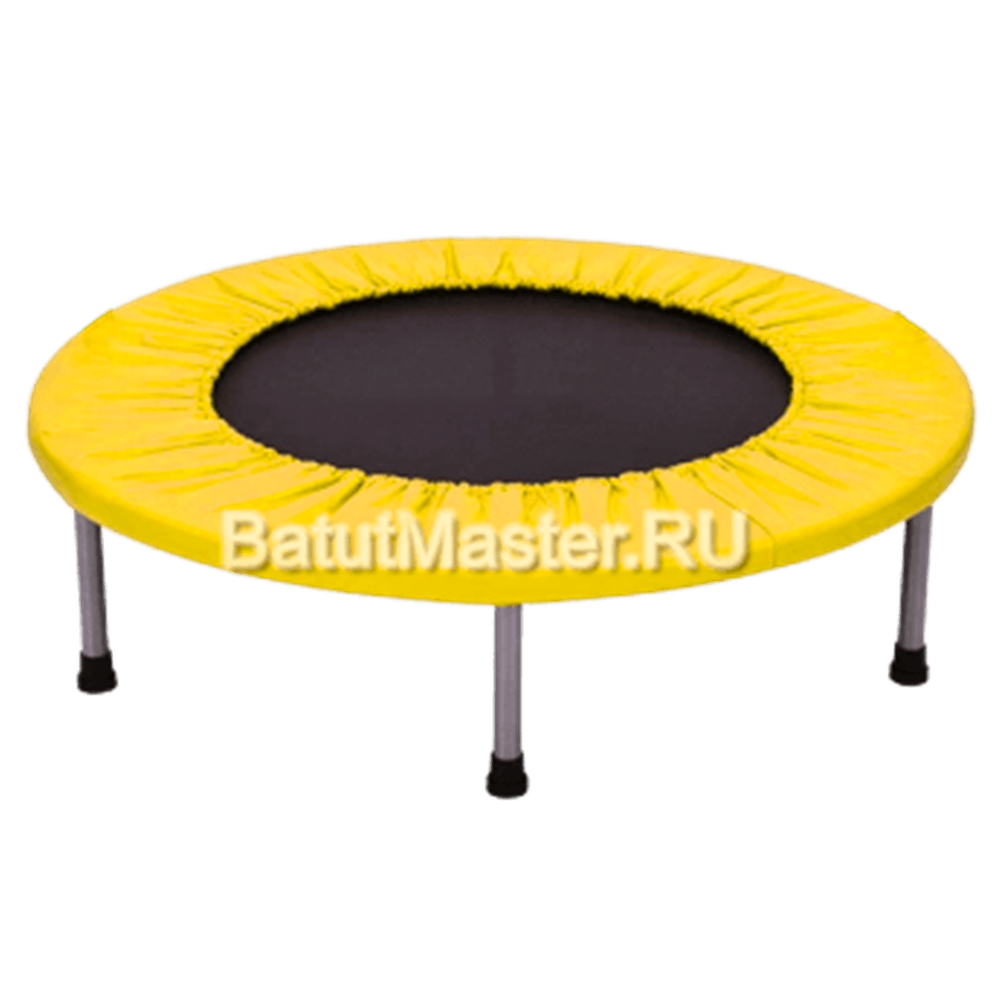 Каркасный батут "Улыбка" диаметр 3,3 фт, жёлтый B-15712