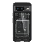 Пластиковый чехол Spigen Ultra Hybrid Zero One для Google Pixel 8 Тонкий гибридный поликарбонатный чехол с повышенным уровнем защиты при падении. Made for Google