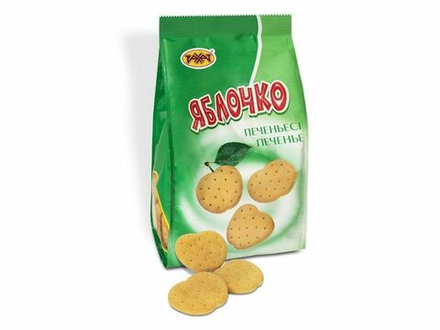 Печенье Яблочко пп/пкт 350 гр  (Ш)
