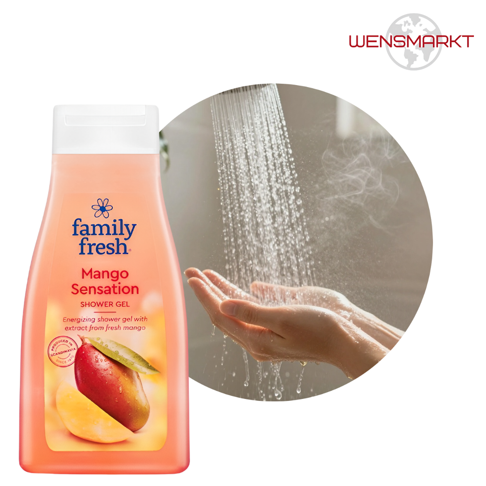Гель для душа Family Fresh Mango с экстрактом манго, 500 мл, Финляндия
