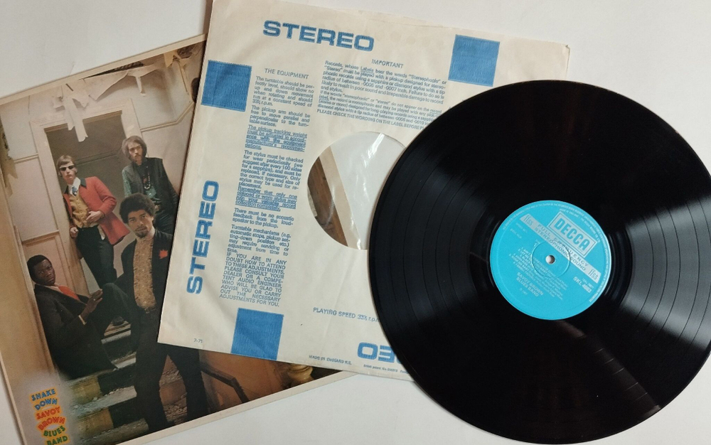 Винтажная виниловая пластинка LP Savoy Brown Blues Band Shake Down (UK 1967)