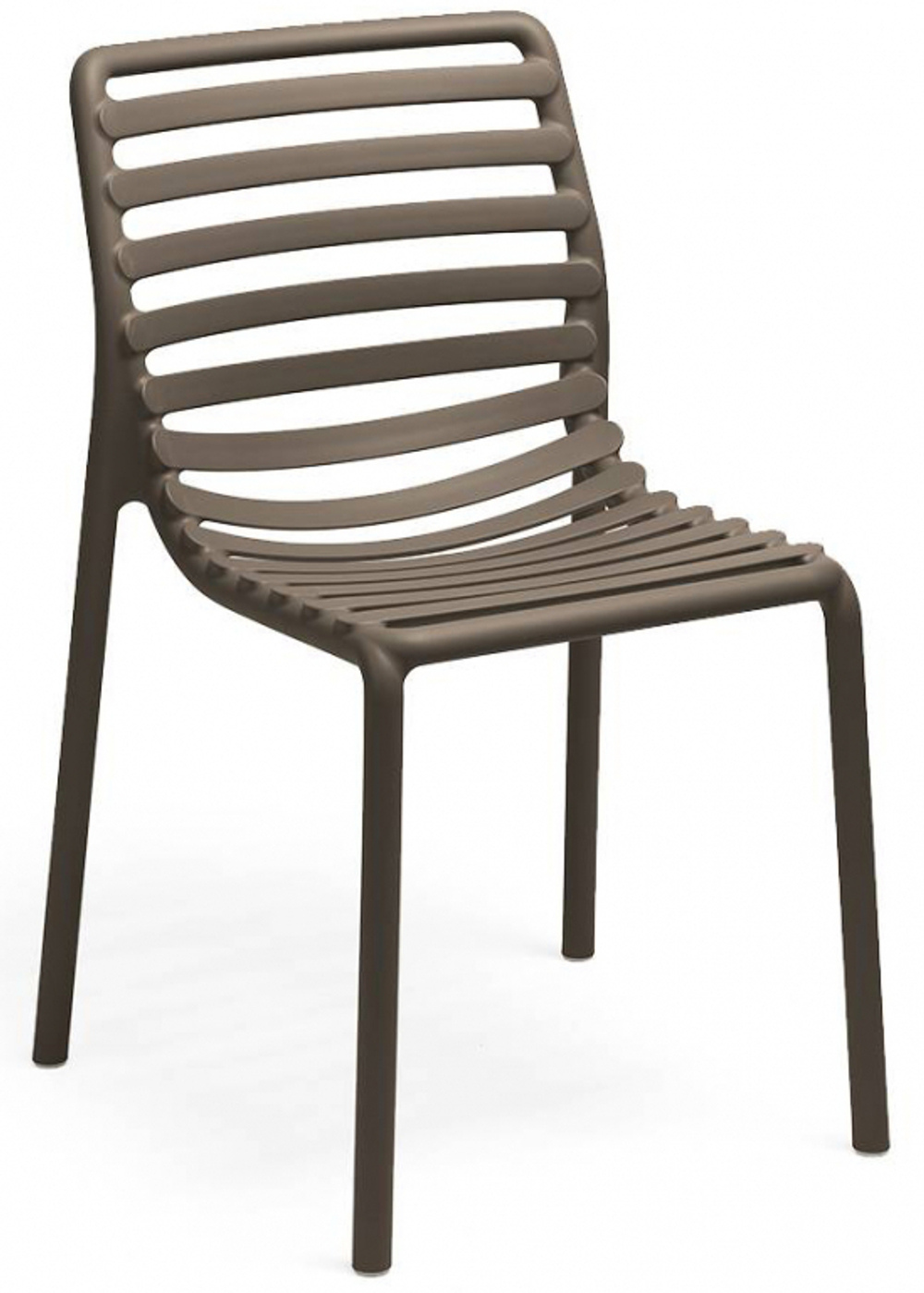 Стул пластиковый Nardi Doga Bistrot, табак