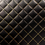 Пакет подарочный 31х42х12см Фигуры и узоры "Ромб" (Черный)