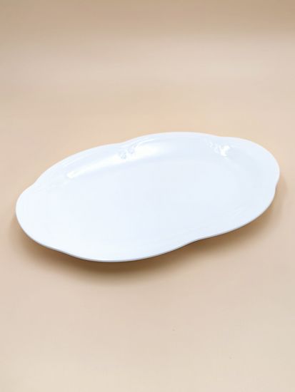Блюдо овальное 31,5х22,5 см. набор 4 шт. "White Ornaments"