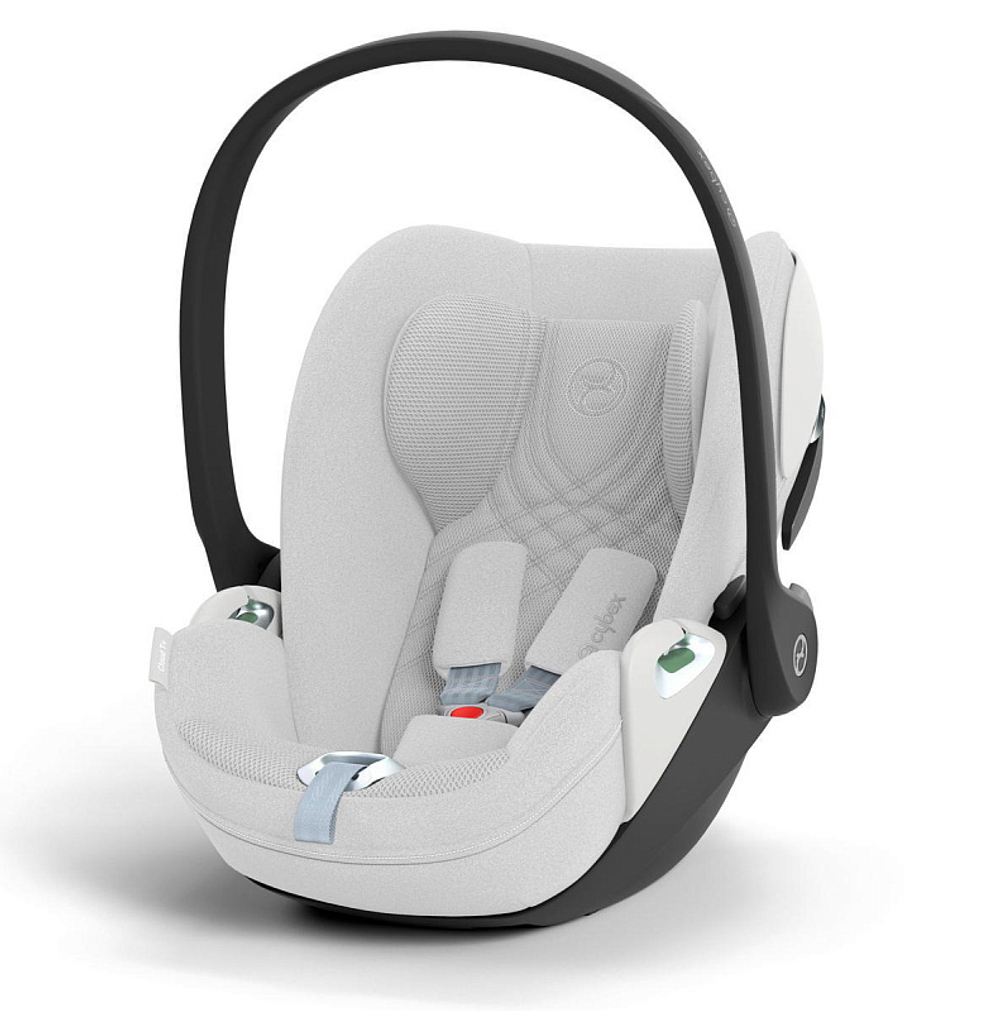 Коляска 3 в 1 Cybex Priam IV Rosegold complete и автокресло Cloud T i-Size Platinum White Plus Off White