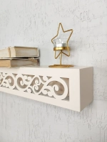 Полка настенная навесная 49*10*10 см