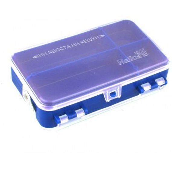 Коробочка для оснастки Helios двухсторонняя (синяя)
