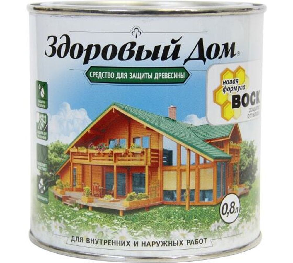 Здоровый Дом 0,8л Орегон древозащитное ср-во Лакра
