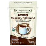 DelighTeas, Аюрведическая смесь чая масала, без кофеина, 113 г (4 унции)