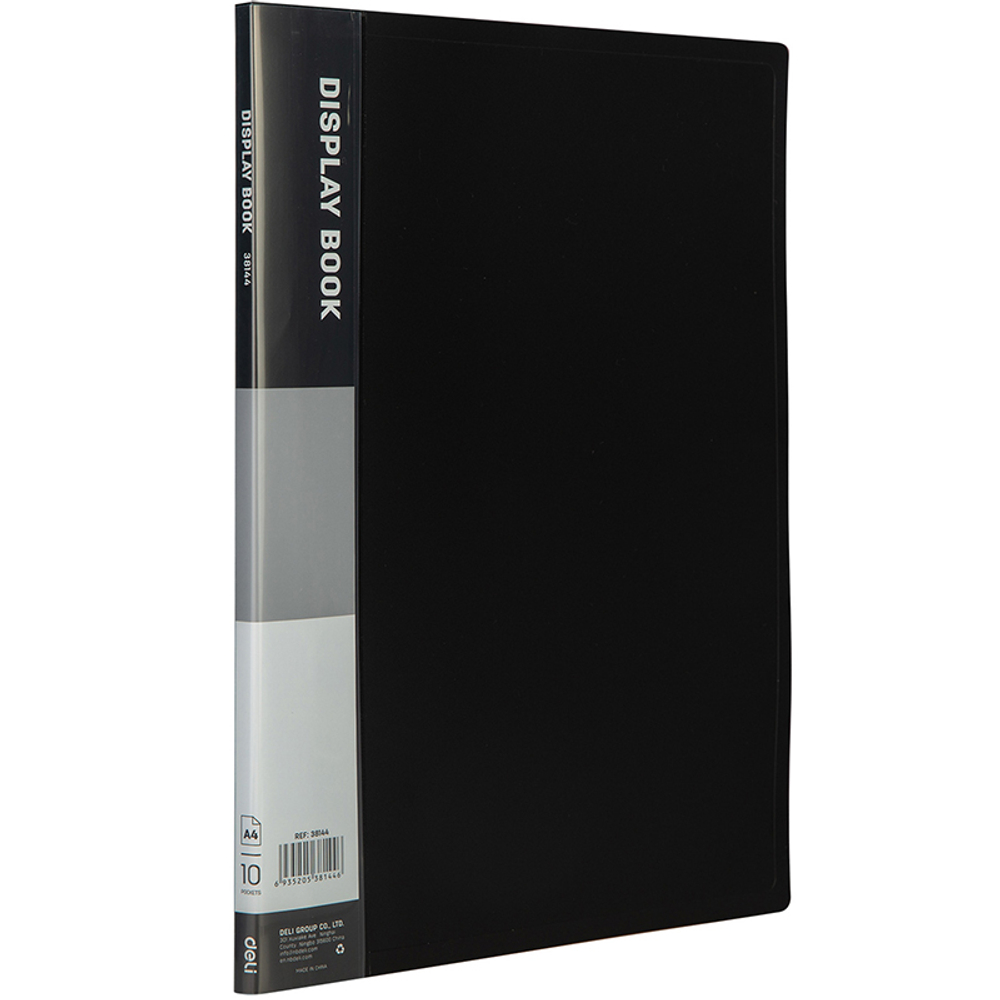 Папка с файлами DELI "Classic" на 10 вкладышей, 0.5 мм, ассорти