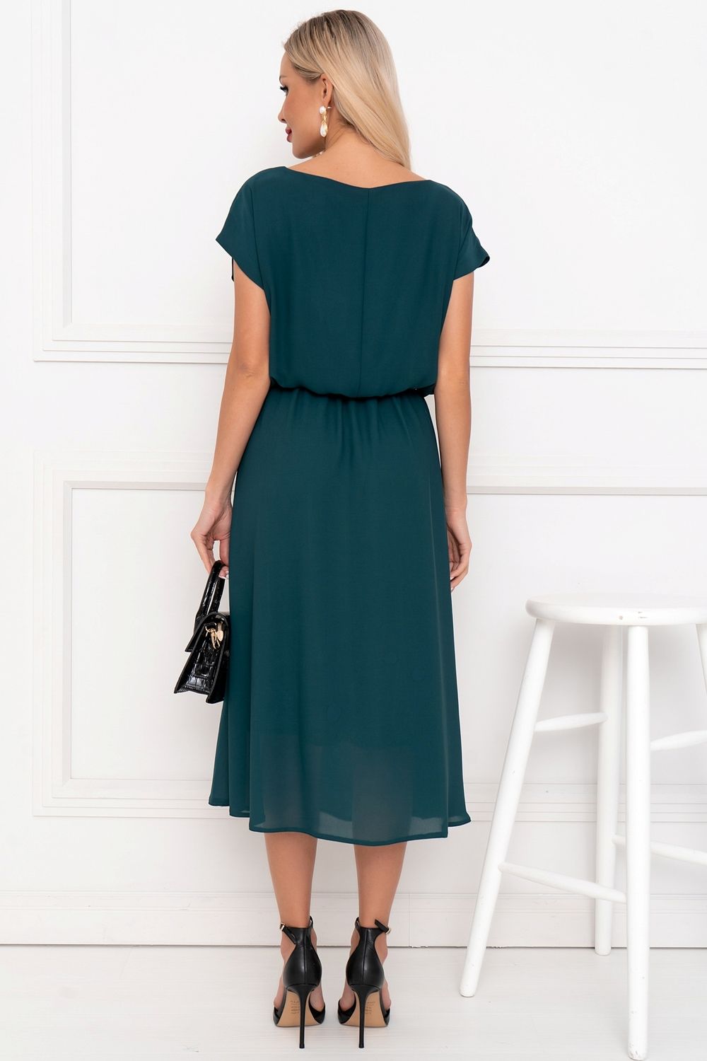 Платье Стелла (изумруд) Р11-1169/3 Nikol