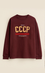 Лонгслив СССР | Бордовый