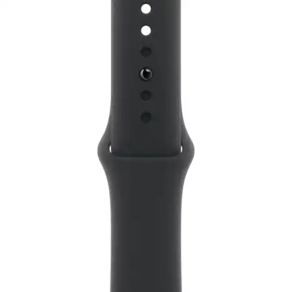 Apple Watch Series 11, 42 мм, корпус из алюминия цвета «серый космос», спортивный ремешок цвета «черный» S/M (MEQW4)