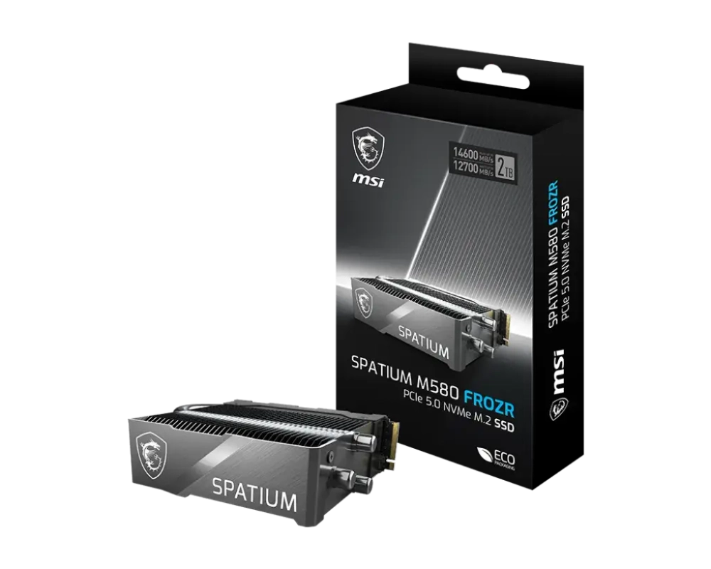 Твердотельный накопитель 4000Gb SSD MSI SPATIUM M580 FROZR, (S78-440R110-P83)