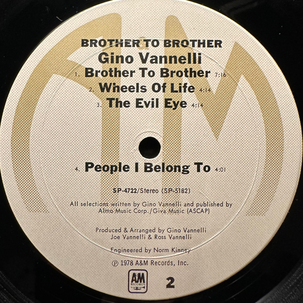 Gino Vannelli - Brother To Brother (США 1978г.)