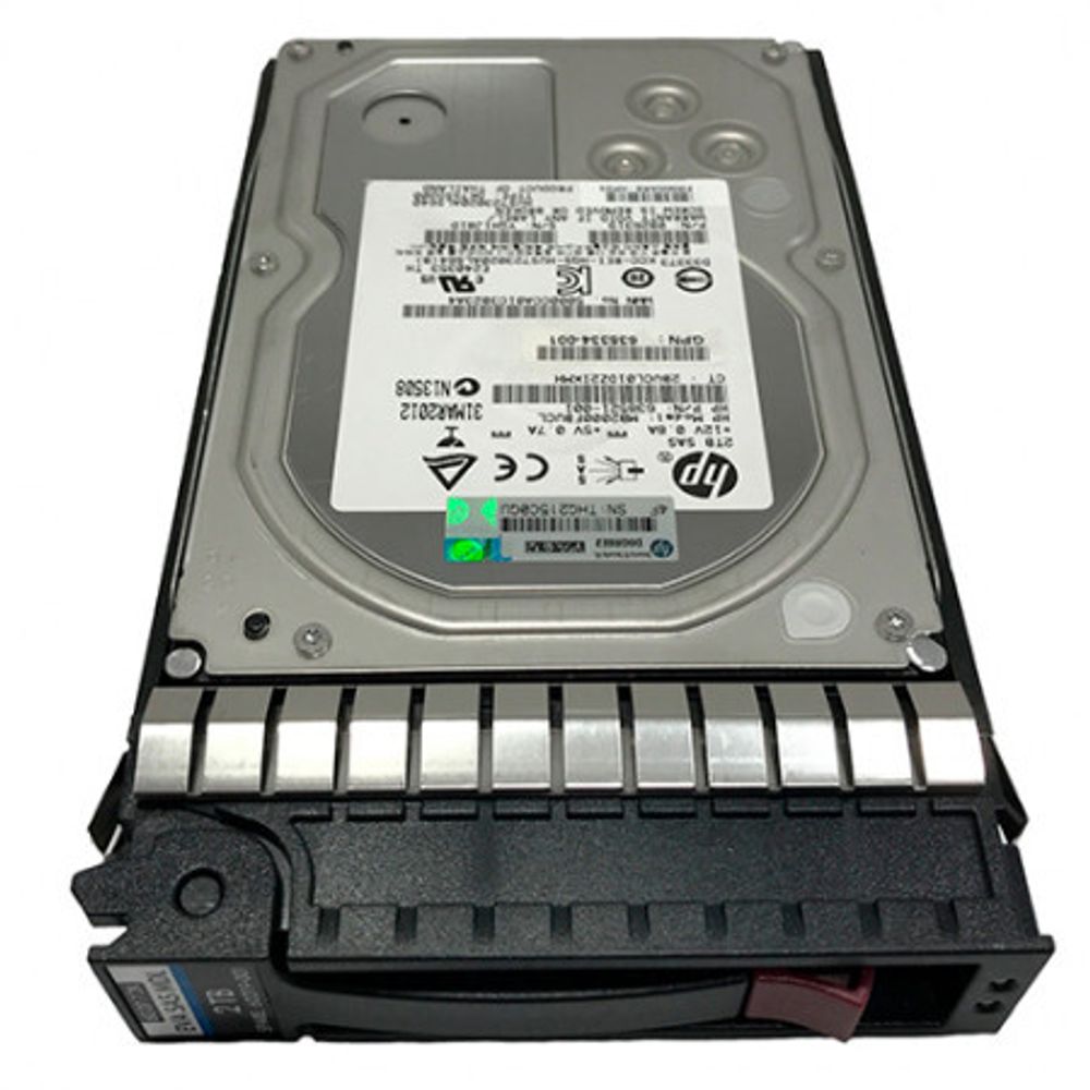 Жесткий диск HP 3,5&quot; 2TB 7.2K SAS M6612 AW590A