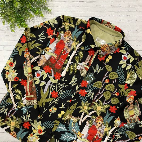 ПРЕДЗАКАЗ, ФРИДА В САДУ на черном 97 % хлопок, 3% спандекс. 6