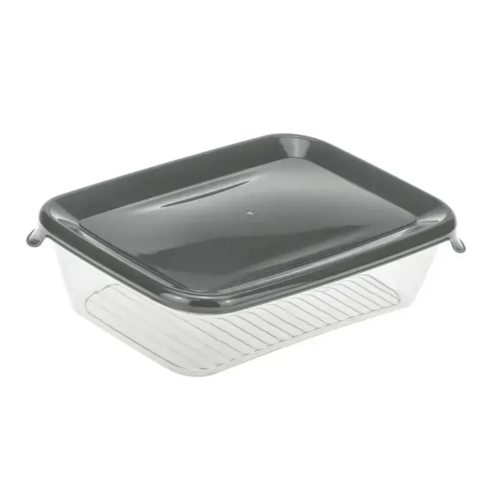 Емкость для продуктов ПРАКТИК 0,5л Графитовый