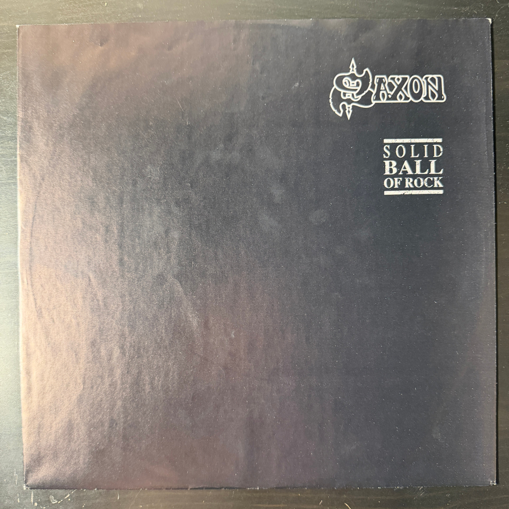 Saxon ‎– Solid Ball Of Rock (Европа 1990г.)