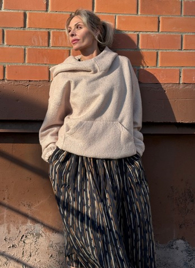 Юбка /шифон на подкладке