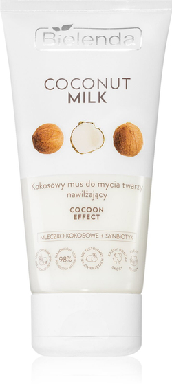 Bielenda Coconut Milk - увлажняющая очищающая пенка с кокосом /   135  g  / GTIN 5902169047337
