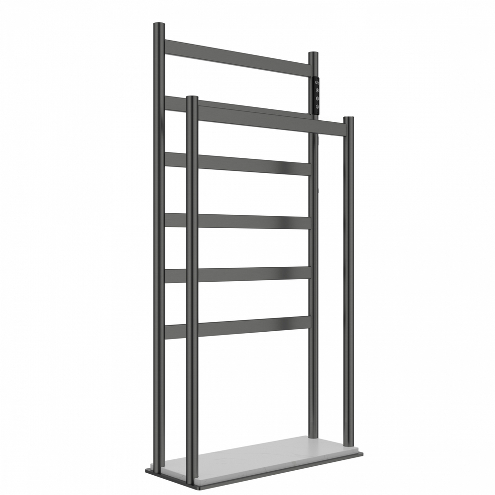 Полотенцесушитель электрический напольный WONZON & WOGHAND ESSEN, Темный графит (WW-A407-GM)