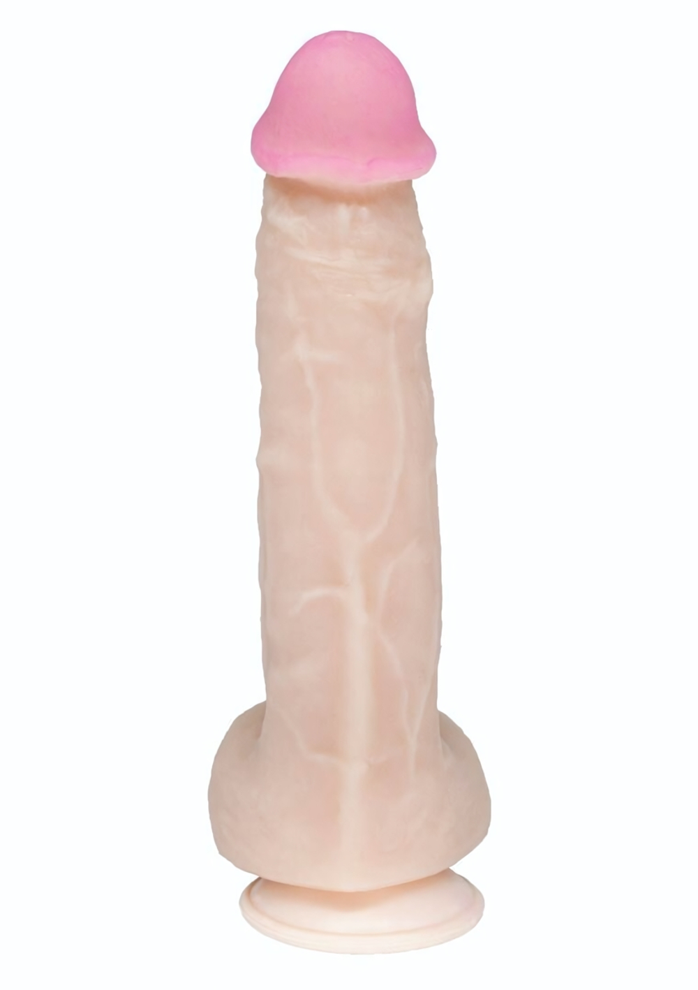 Крупный фаллоимитатор на подошве-присоске REAL Next №33 - 25 см. (Цвет: телесный)
