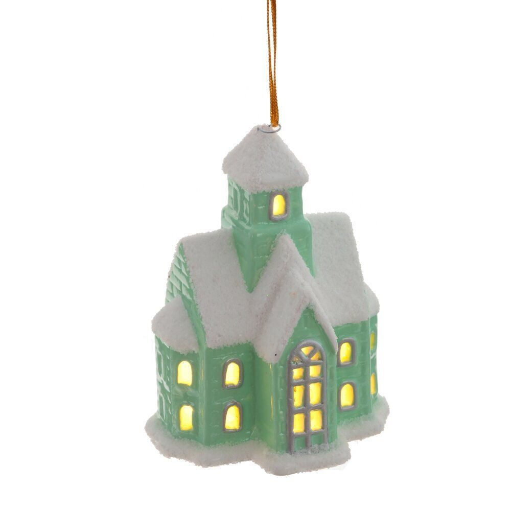 GAEM Фигурка декоративная "Домик" (подсветка, 2xLR44), L8 W5,5 H10,5 см, 2в.