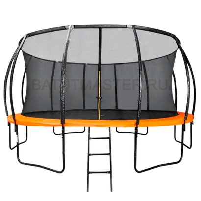 Батут с сеткой и лестницей, диаметр 8 фт
