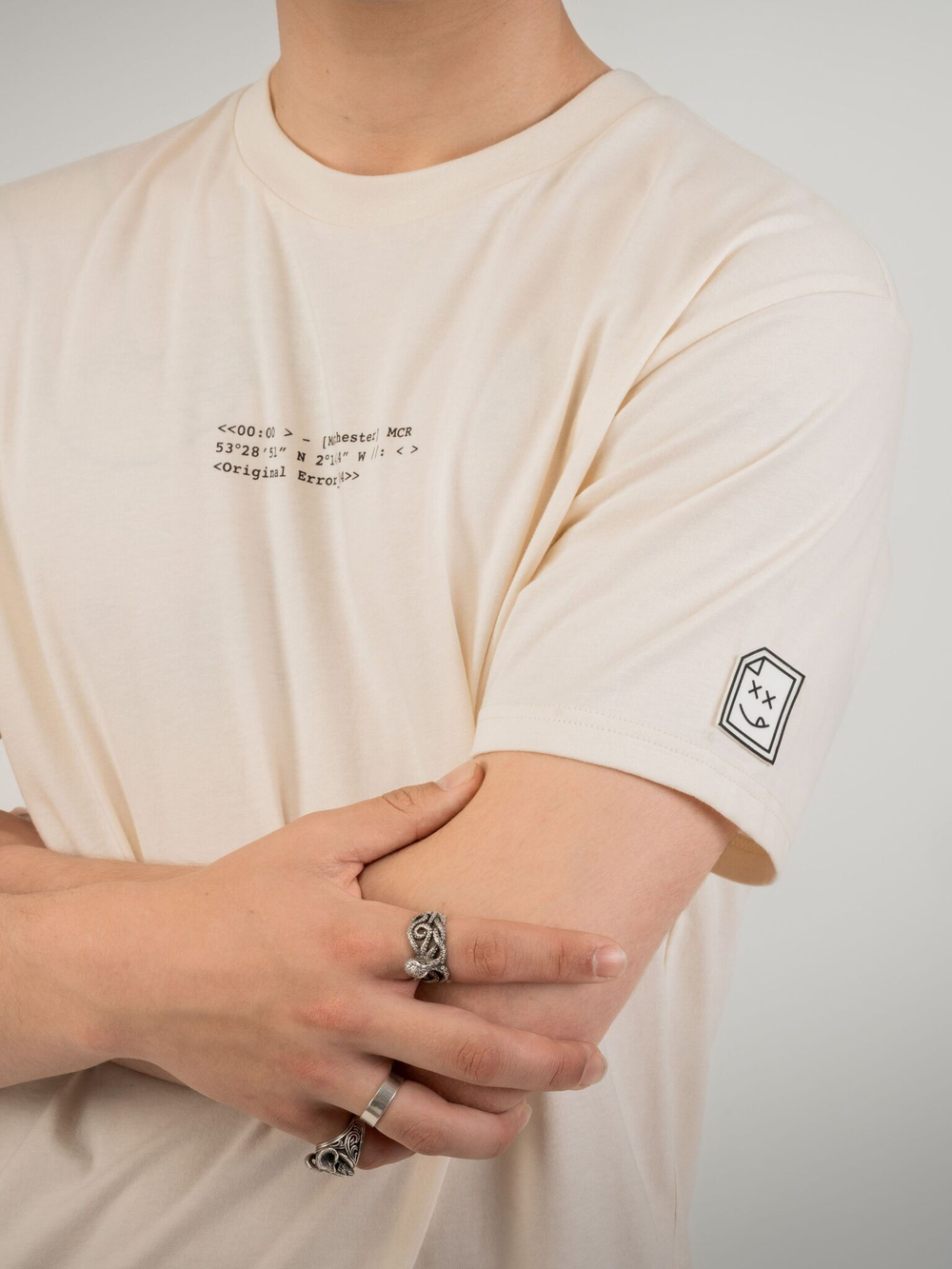 Футболка мужская ORIGINAL CREATOR SMILEY_404 T-SHIRT, Молочный