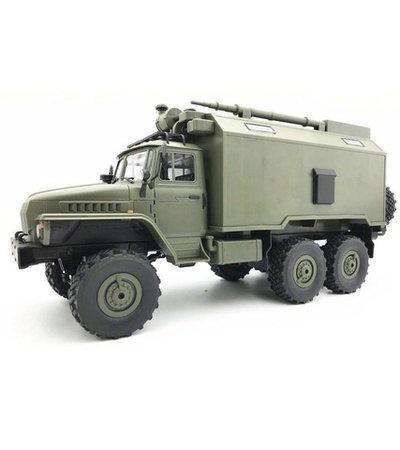 Радиоуправляемая машина WPL УРАЛ (зеленый) 6WD 2.4G 1/16 RTR