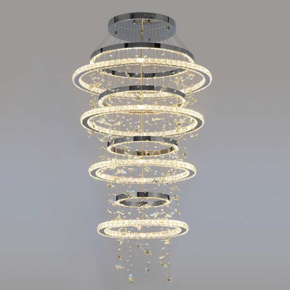 Люстра хрустальная с пультом Citilux ETERA CL322090