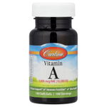 Carlson, Витамин A, 3000 мкг RAE (10 000 МЕ), 100 мягких таблеток