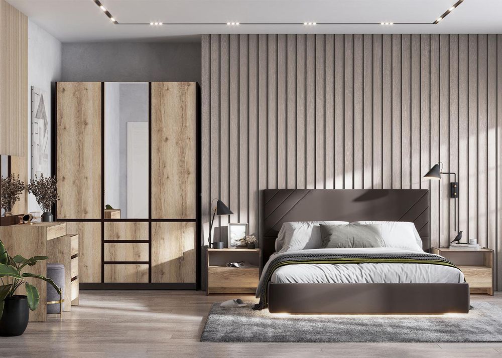 Модульная система ПРАГА Шкаф для одежды трехстворчатый