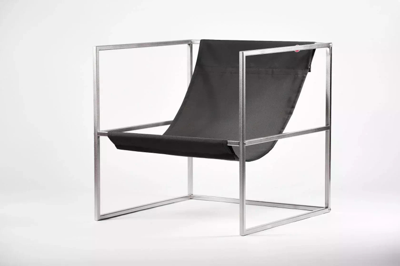 Уличное кресло TESS Outdoor Chair stainless / anthracite textile (Up!Flame)