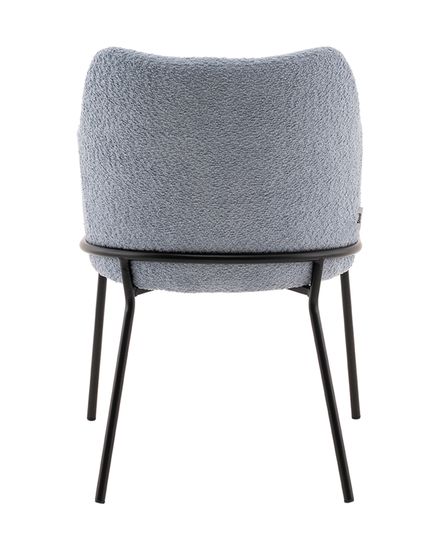 Стул с подлокотниками Орли new ткань букле синий