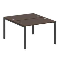 Metal System Рабочая станция на П-образном м/к БП.РАС-СП-2.2 Венге Цаво/Металл Антрацит 1200*1475*75