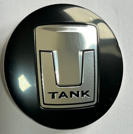 Стикер алюминиевый 60мм TANK серебро