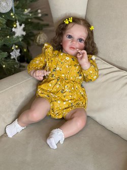 Кукла Реборн мягконабивная 60см в пакете (FA-507)