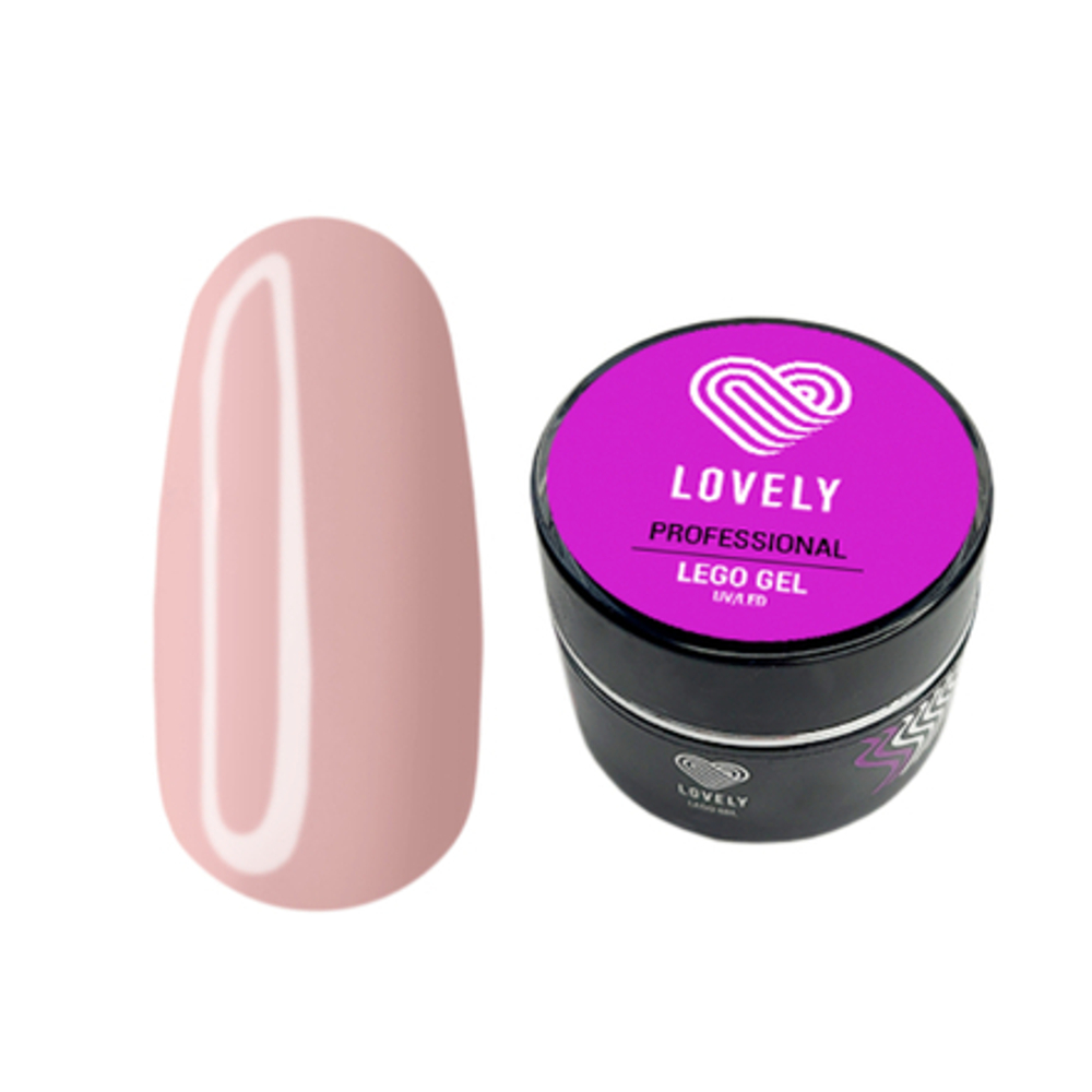 Гель для наращивания и укрепления Lovely, Lego Gel Nude 03, 15 гр