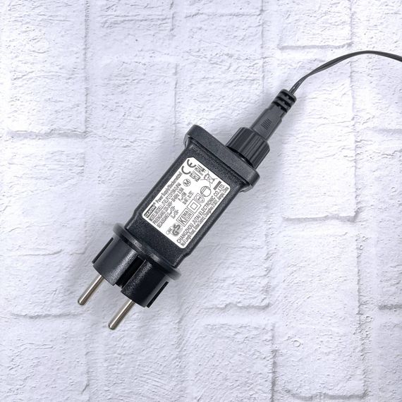 Светодиодная нить кластер 960 теплых белых ламп, 6 м., 8 режимов, зеленый провод, Christmas DeLuxe (87448)