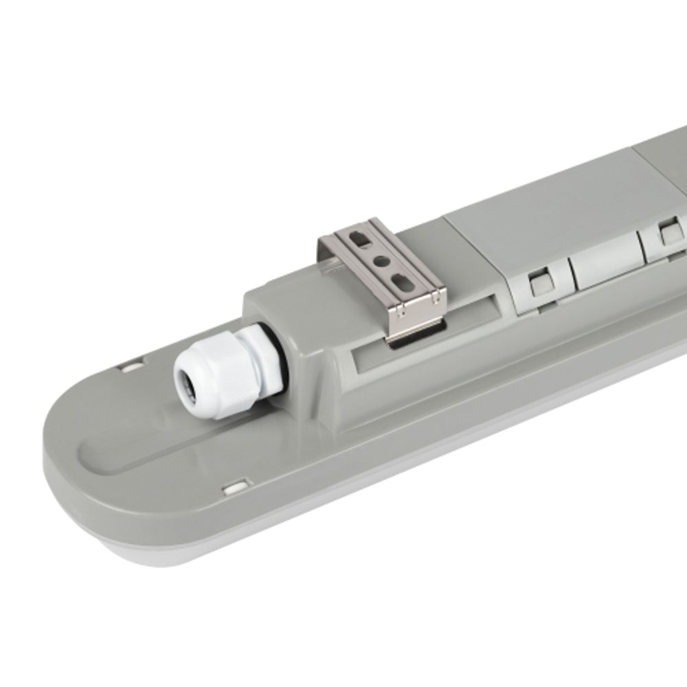 Линейный светодиодный светильник ЭРА SPP-202-0-40K-L48 48Вт 4000К IP65 1500 матовый транзит гарантия 5 лет | Линейные светодиодные светильники IP65