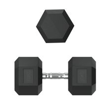 Гантель гексагональная UNIX Fit обрезиненная 35 кг / шт.