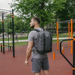 Рюкзак HEIKKI CHARACTER (ХЕЙКИ) универсальный, эргономичный, серый, 43х31х13 см, 273917