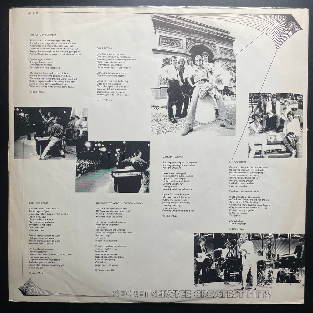 Secret Service - Greatest Hits (Скандинавия 1982г.)