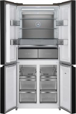 Холодильник Weissgauff BLUE GLASS WCD 590 INVERTER NO FROST