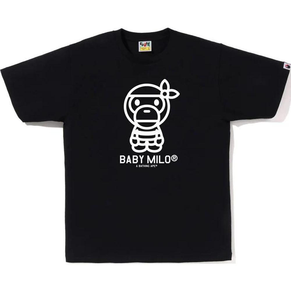 A Bathing Ape Pirate Baby Milo Tee черный